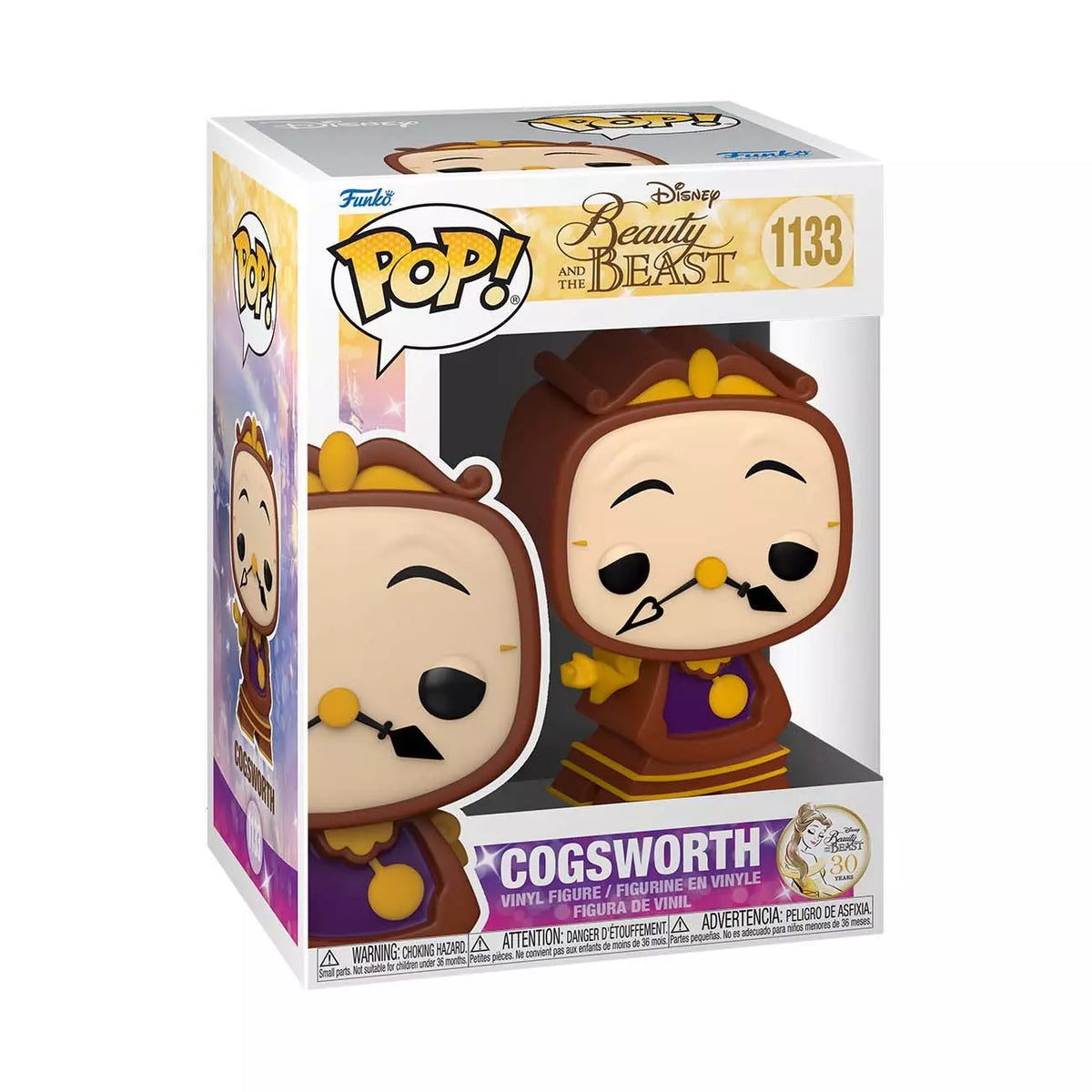 Funko POP! Disney: Beauty and the Beast 30th Anniversary Cogsworth
