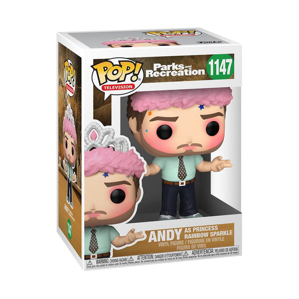 Funko POP! TV: Parks and Rec Andy as Princess Rainbow Sparkle