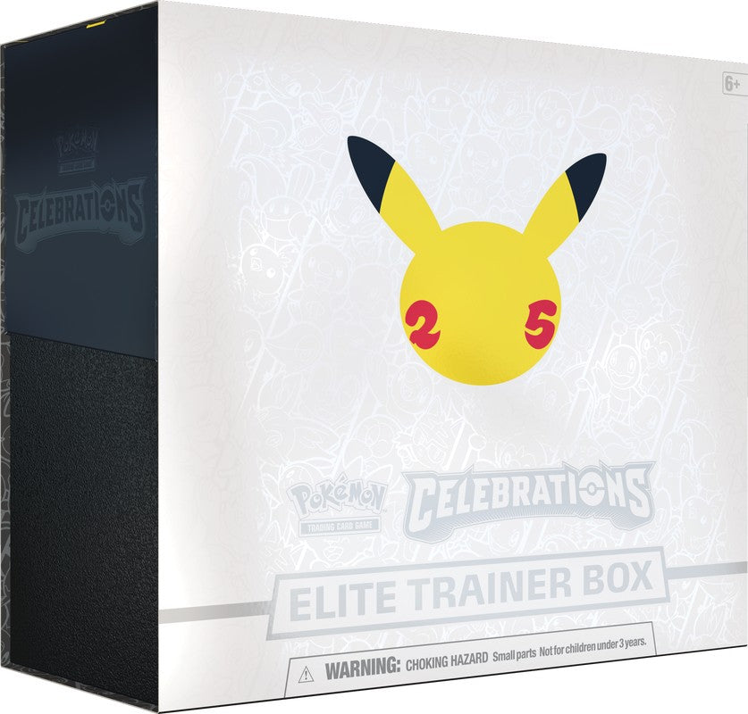 DAMAGED Pokemon: Celebrations Elite Trainer Box Rocket Collectibles DAMAGED Pokemon: Celebrations Elite Trainer Box Rocket Collectibles