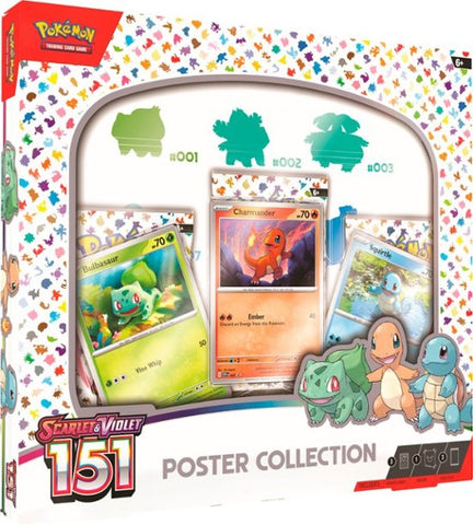 Pokémon Trading Card Game: Scarlet and Violet 151 Poster Collection