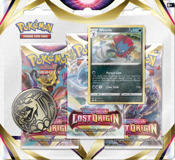 Pokémon: Lost Origin 3 Pack Blister (PREORDER)