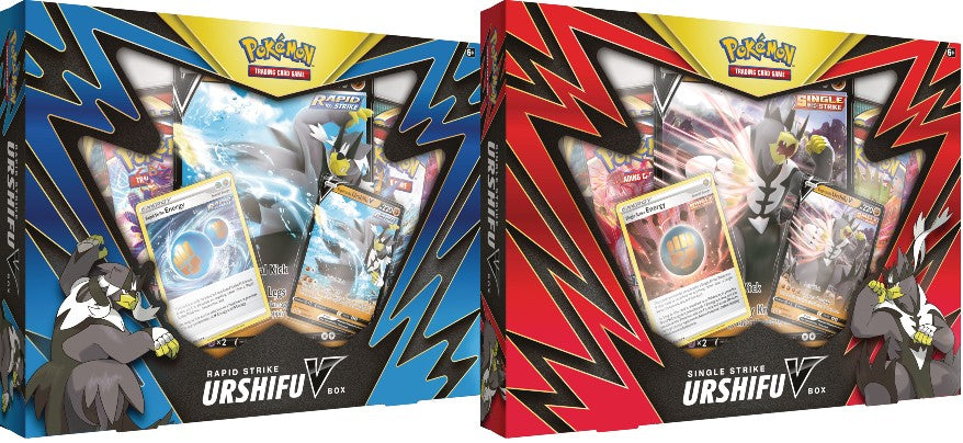 Pokemon: Single Strike / Rapid Strike Urshifu V Box Rocket Collectibles Pokemon: Single Strike / Rapid Strike Urshifu V Box Rocket Collectibles