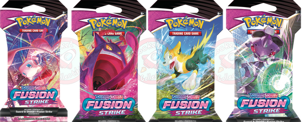 Pokmon TCG: Sword & Shield Fusion Strike Sleeved Booster Pack (Assor Rocket Collectibles Pokmon TCG: Sword & Shield Fusion Strike Sleeved Booster Pack (Assor Rocket Collectibles