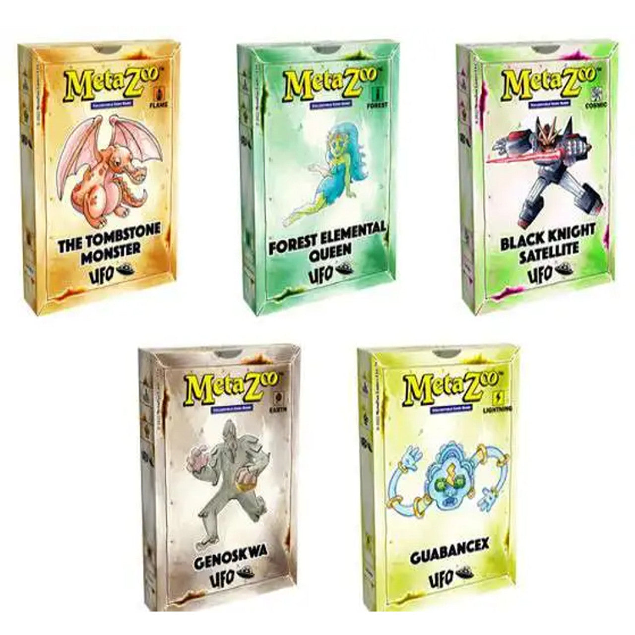 MetaZoo TCG: Cryptid Nation UFO Theme Deck 1st Edition (Set of 5)