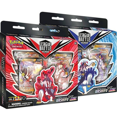 POKEMON: RAPID STRIKE URSHIFU & SINGLE STRIKE URSHIFU VMAX - LEAGUE BATTLE DECK